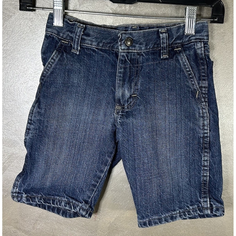 Wrangler Toddler Jean Shorts Size 7 Blue Wash 100% Cotton